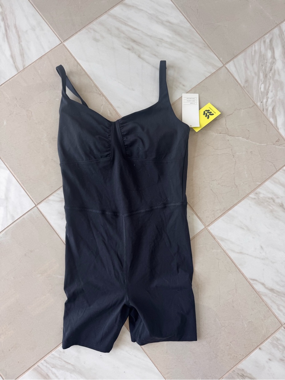 Moisture wicking athletic romper